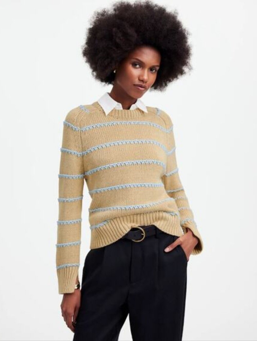 Madewell Crewneck Sweater 100% Cotton Size Small